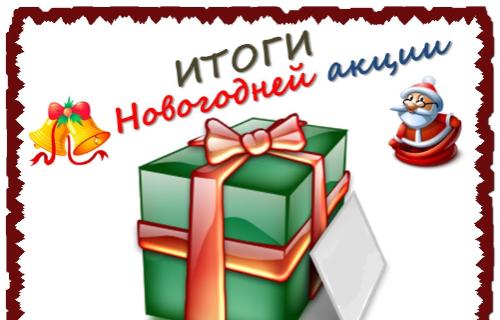 Итоги акции «Новый Год уже в пути – заплати свои долги!» 